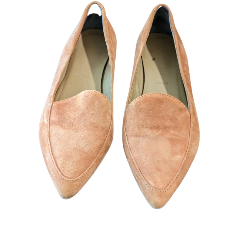 Brown suede shoes